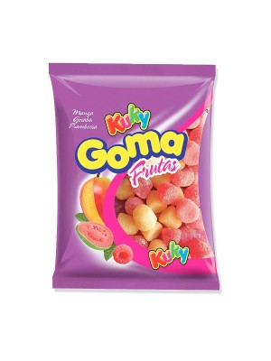 BALA DE GOMA FRUTAS 150G UN. KUKY