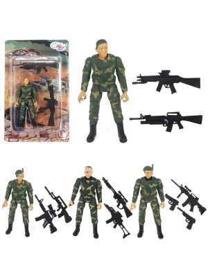 BONECO MILITAR MISSAO RESGATE C/ ACESS UN.