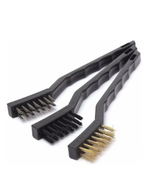 ESCOVAS DE ACO PQ 3PCS