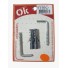 OK GANCHO L C/BUCHAS 8MM C/4 UN.