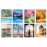 CADERNO ESPIRAL 1/4 96F PAISSAGEM/WORLD CAPA DURA