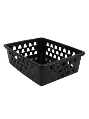 CESTO ORGANIZADOR GRANDE PRETO 25X19X7,5CM UN.