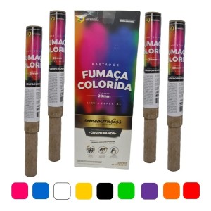BASTÃO DE FUMAÇA VIOLETA 20MM CX C/12 UNDS