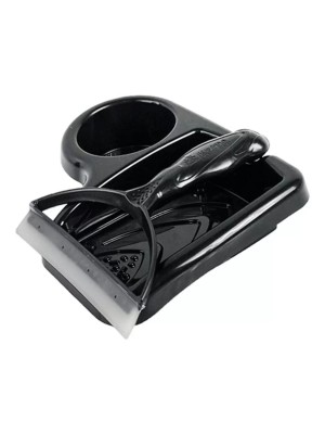 PORTA DETERGENTE KIT C/RODINHO PRETO UN.