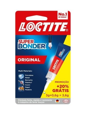 COLA SUPER BONDER 3,6G