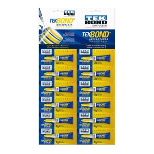 TEKBOND INSTANTANEA 2G CARTELA C/12 UNIDADES UN.