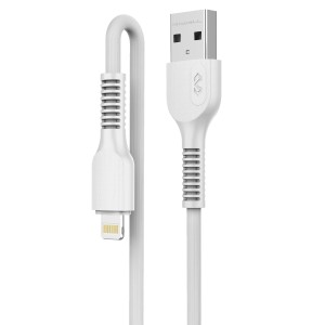 CABO IOS LIGHTNING 2.4A 2M BRANCO CARGA RAPIDA