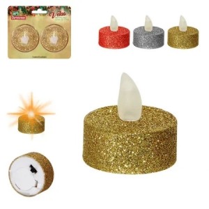 VELA ARTIFICIAL GLITTER C/2 PCS ZEIN