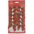 LACO DECORATIVO C/12PCS DE NATAL UN. MULTIART