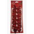 ENFEITE LACO DE NATAL CARTELA C/6 PCS UN. MULTIART