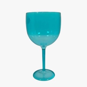 TACA GIN VERDE TRANSLUCIDO 580ML UN. PLASTI FESTA