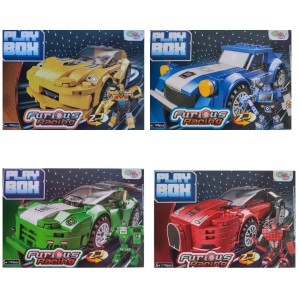 VEICULOS CORRIDA DE MONTAR PLAY BOX FURIOUS RACING SORTIDO,UN. WELLMIX