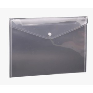PASTA MALOTE A4 C/BOTAO 33,2X23,7CM FUME  UN.