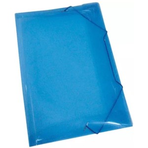 PASTA POLIPR. ECON. MINI LB 2CM AZUL UN.