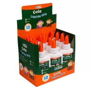 COLA BRANCA LIQUIDA 90G CX C/12 UN.