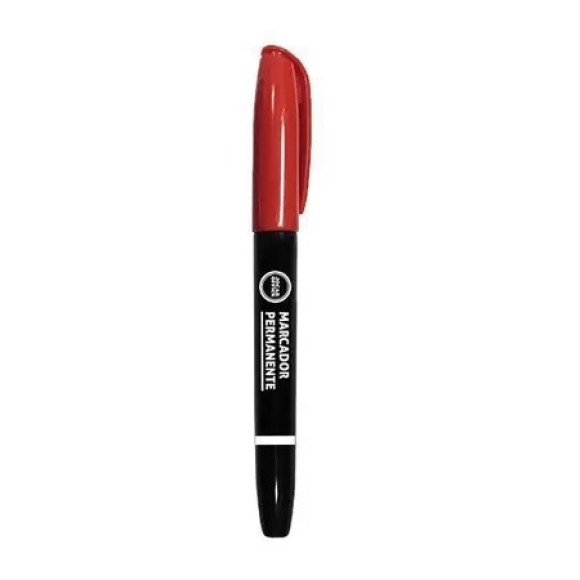MARCADOR PERMANENTE SLIM VERMELHO UN.