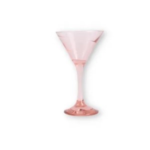 TACA MARTINI REQUINTE ROSE TRANSLUCIDO 350ML UN. PLASTIFESTA