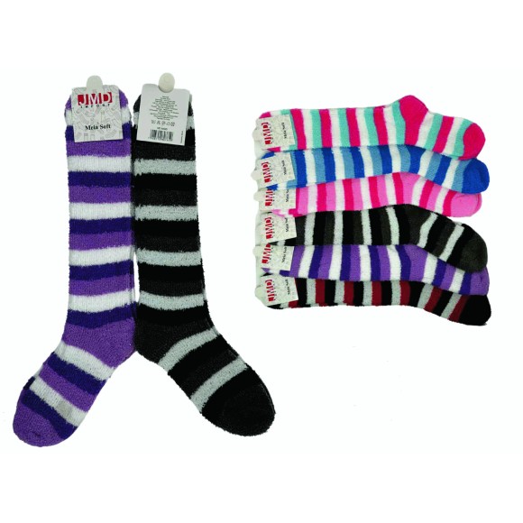 MEIA SOFT PELUCIA CANO LONGO UNISSEX DE POLIESTER 36-41 UN.