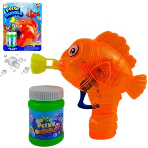 LANCA BOLHAS PEIXE PLASTICO 14X13X5CM UN. 